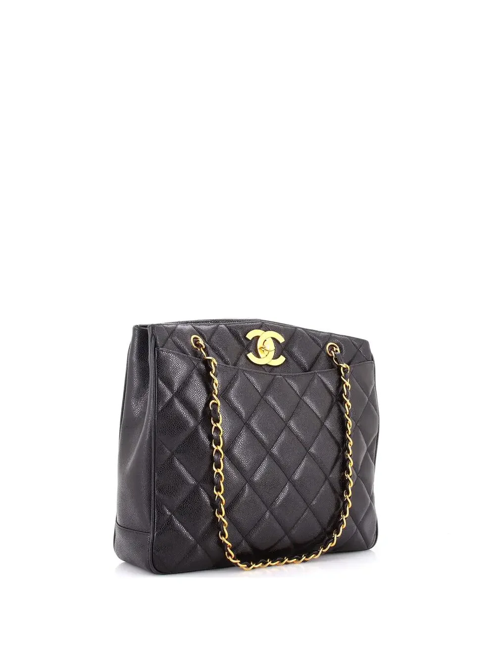 Chanel Vintage Cc Lock Pocket Chain #290793C49B